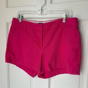 J. Crew Vibrant Pink Shorts